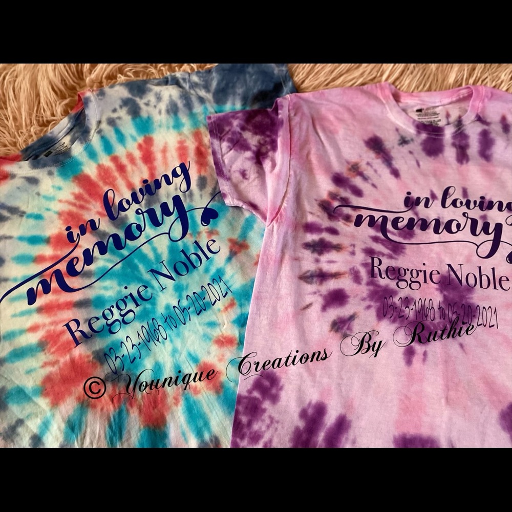 Tie Dye shirts - Picture 3 of 3